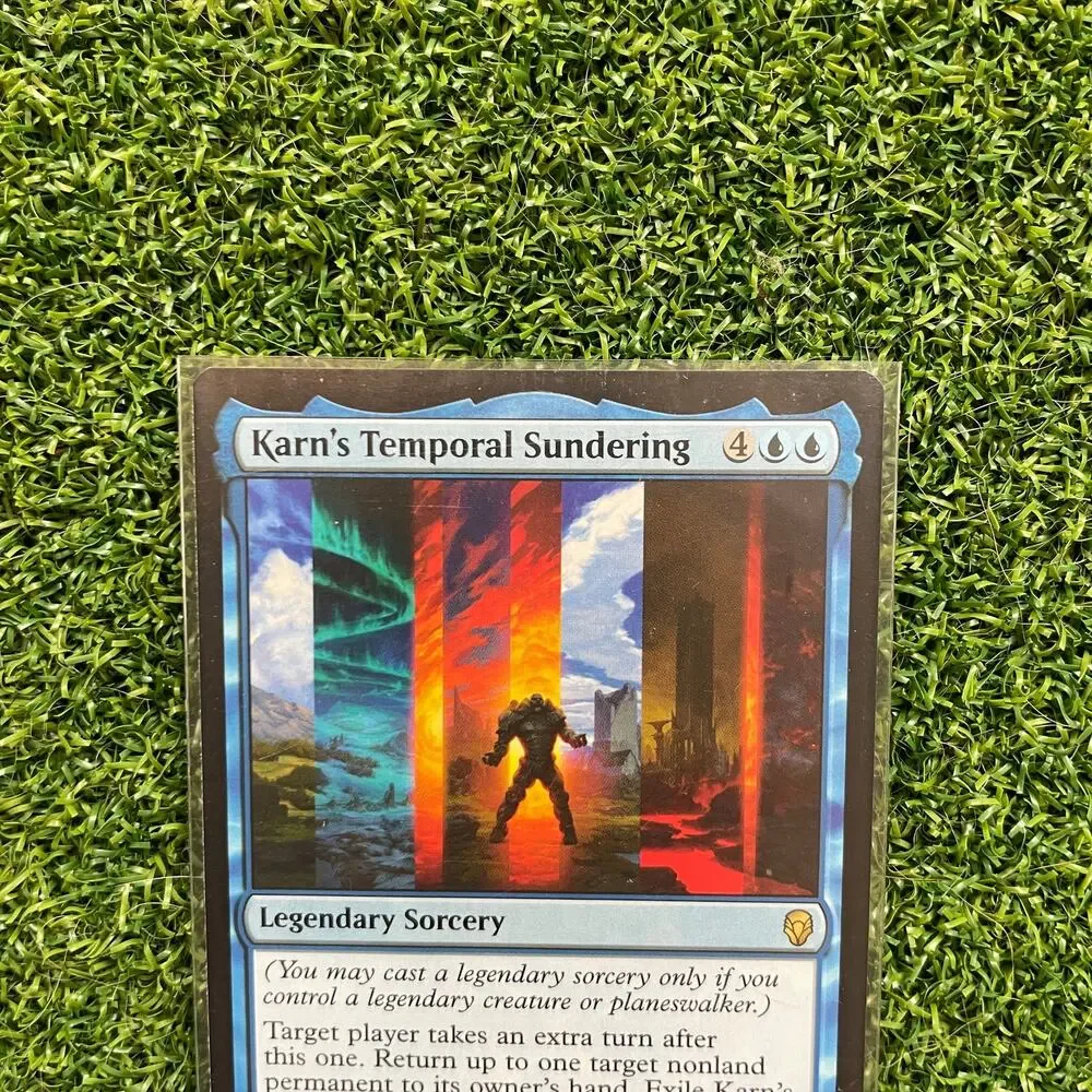 MTG Karn's Temporal Sundering Dominaria Rare Extra Turn Blue Sorcery NM